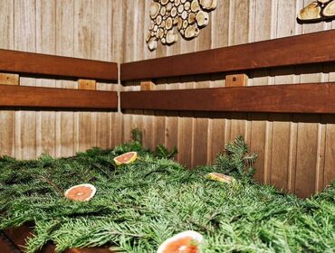 Комплекс из двух домов с баней на 40 человек